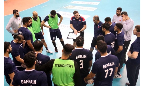 Handball national team kick off training for Asian championship Handball national team kick off training for Asian championship