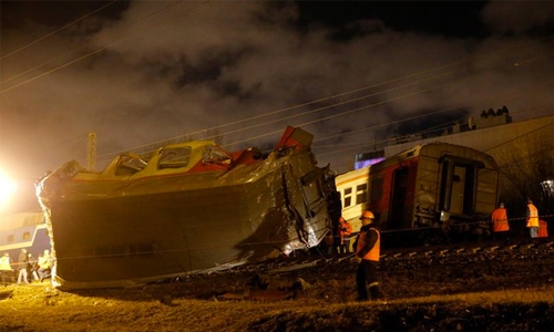 Twelve hospitalised after trains collide in Moscow