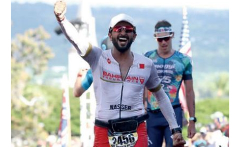 Shaikh Nasser excels in Ironman championship