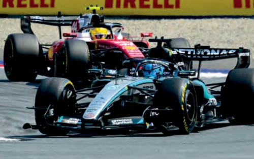 Russell holds off Verstappen to win Austrian Grand Prix