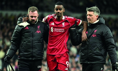 Isak out months after fracturing leg