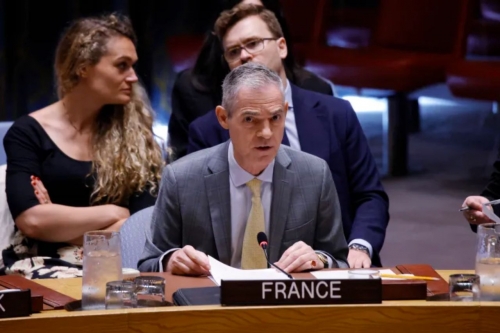 US envoy quits UN Security Council meeting to protest France comments