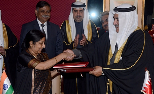 India and Bahrain sign MOU on transfer of sentenced persons