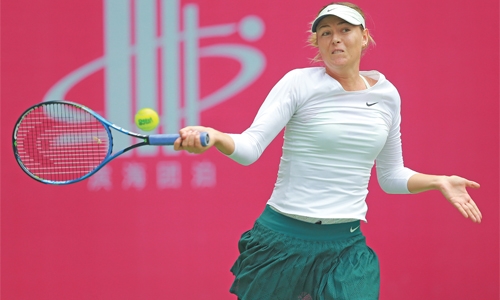 Sharapova moves into Tianjin Open semifinals Sharapova moves into Tianjin Open semifinals