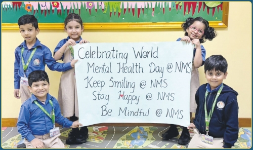 The New Millennium School Marks World Mental Health Day with Engaging Activities