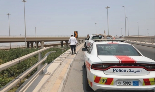 Asian Driver Seriously Injured After Car Falls from King Faisal Highway