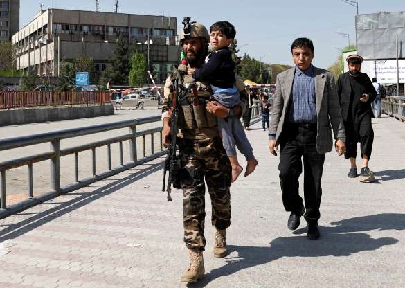 Explosion, gunfire rock downtown Kabul