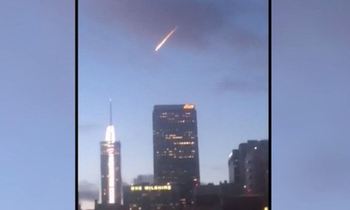 Los Angeles ‘meteor’ sets internet alight Los Angeles ‘meteor’ sets internet alight