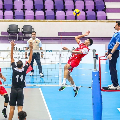 Bahrain U-20 Volleyball Team sweeps Jordan in quarters