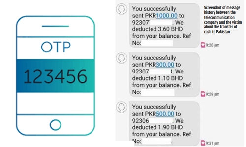 OTP fraudsters strike, this time from Pakistan 