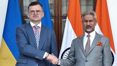 Ukraine FM wraps up visit to India, traditional Russia ally