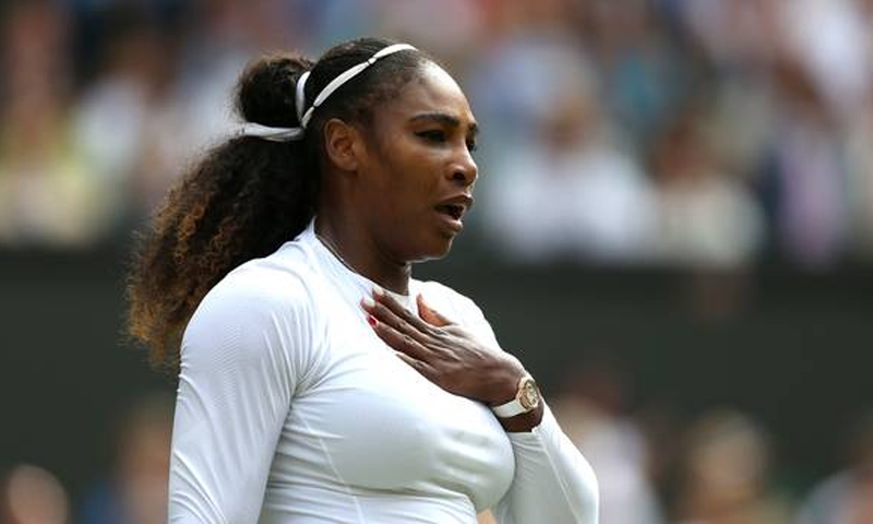 Topless, singing Serena sparks internet breast cancer stir