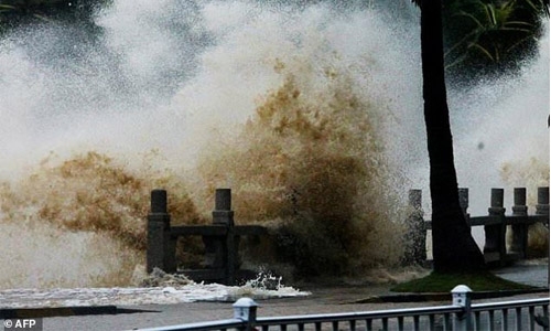 Four dead as typhoon smashes into Macau and Hong Kong