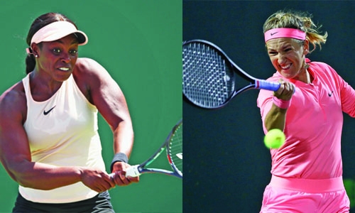 Azarenka, Stephens enter semis