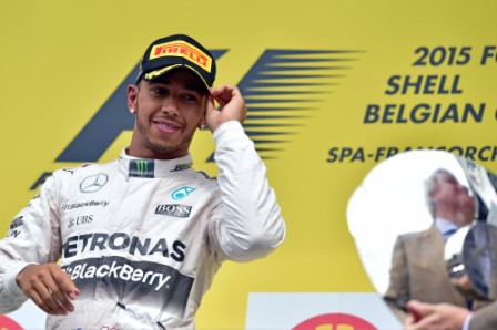 Hamilton cruises to Belgian win