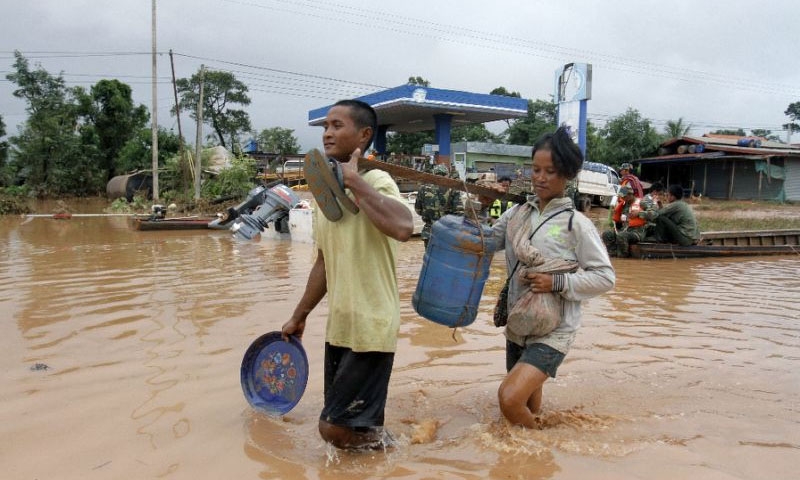 Laos ravaged by collapse Laos ravaged by collapse