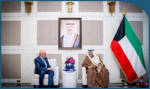 Kuwait Crown Prince Meets Bahrain’s Foreign Minister in New York