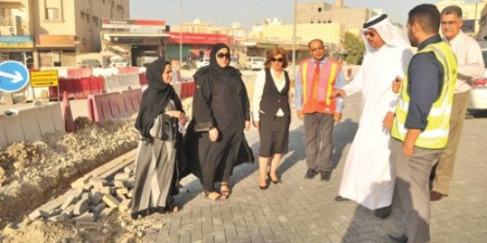 Al Khayyat inspects Abu Shaheen, Daibal and Noon Avenues Revamp Project