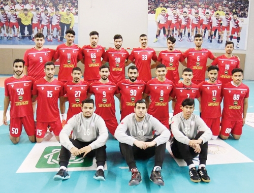 Bahrain junior handball team in Hungary camp