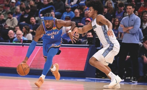 Thunder bounce back to down Grizzlies, Nuggets sink Jazz 