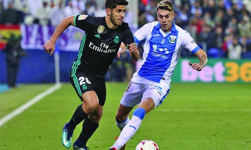 Marco Asensio’s late winner lifts Real in Copa first leg at Leganes