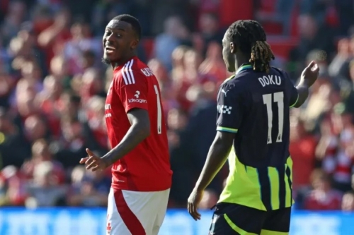 Forest beat Man City in a top four showdown 