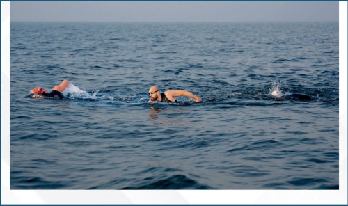 From Saudi Arabia to Bahrain: 44.5 km Swim Completed