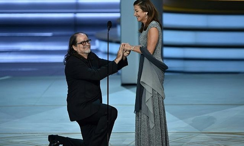 Emmy-winning director wins a second time with on-air proposal Emmy-winning director wins a second time with on-air proposal