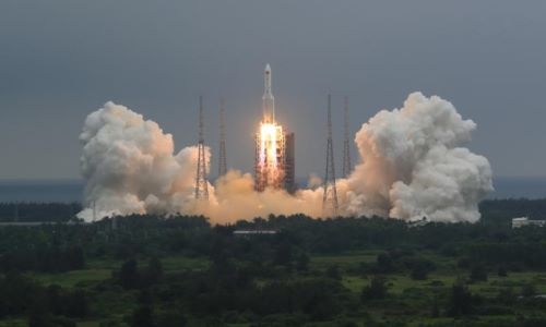 China discounts possibility of harm from falling rocket