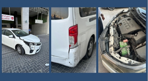 What happens in the event of an accident involving an uninsured vehicle in Bahrain?