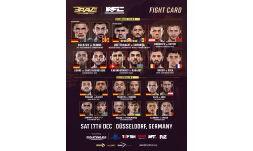 Two titles on the line, 10 nations represented:  BRAVE CF 68’s full fight card is official