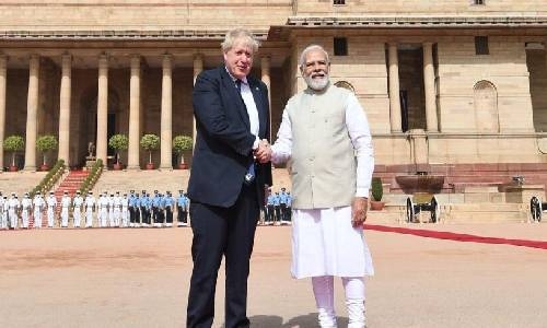 UK's Johnson meets Indian PM Modi, says bilateral ties 'have never been as strong as they are now'