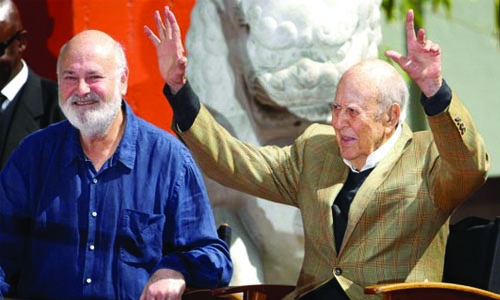 Hollywood honors father-son filmmakers Carl and Rob Reiner