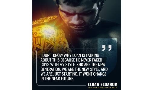 Eldarov fires back at Santiago: “KHK are the new generation”