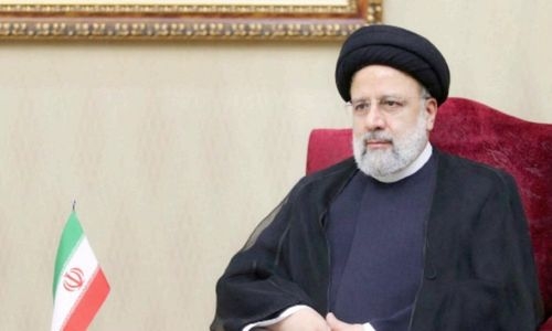 Raisi blames Biden for inciting 'chaos and terror' in Iran