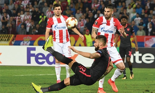 Olivier Giroud scores winner Olivier Giroud scores winner