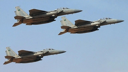 Saudi-led Coalition Says 100 Jets Used in Yemen Offensive
