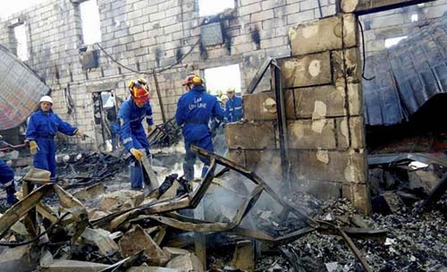 17 die in fire at Ukraine home for elderly 17 die in fire at Ukraine home for elderly