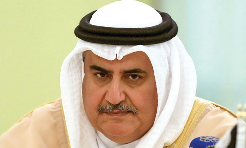 FM reiterates Bahrain’s support for Palestine