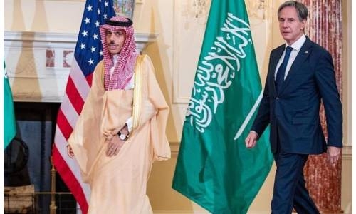 Saudi Arabia, USA discuss Mideast peace efforts Saudi Arabia, USA discuss Mideast peace efforts