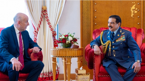 HM King Hamad, UK Defence Chief Discuss Regional Security HM King Hamad, UK Defence Chief Discuss Regional Security