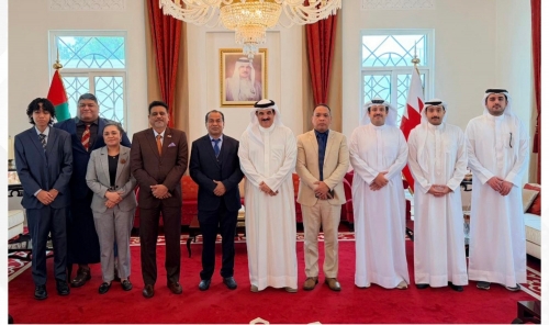 Bahrain envoy meets Pacific ambassadors in Abu Dhabi Bahrain envoy meets Pacific ambassadors in Abu Dhabi