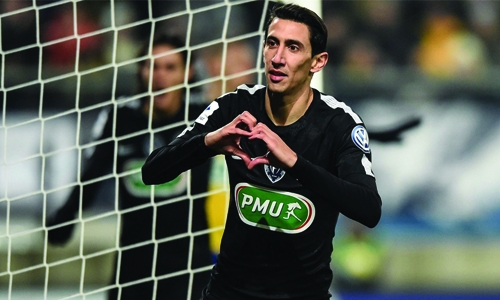 Di Maria scores hat-trick as PSG cruise to quarters, 4-1 Di Maria scores hat-trick as PSG cruise to quarters, 4-1
