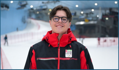 UAE’s First Male Alpine Skier at Winter Olympics 2026