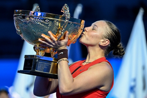 US Open finalist Anisimova wins Beijing title in ‘great year’