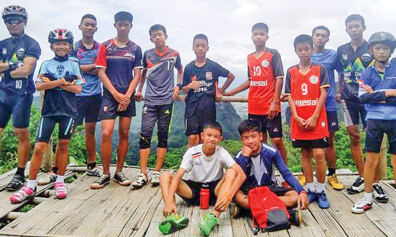 Soccer team found alive after nine days trapped in cave Soccer team found alive after nine days trapped in cave