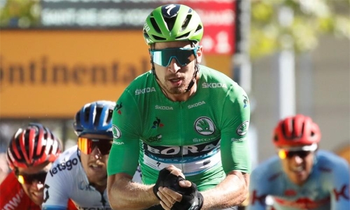 Sagan wins fifth stage, Alaphilippe retains lead