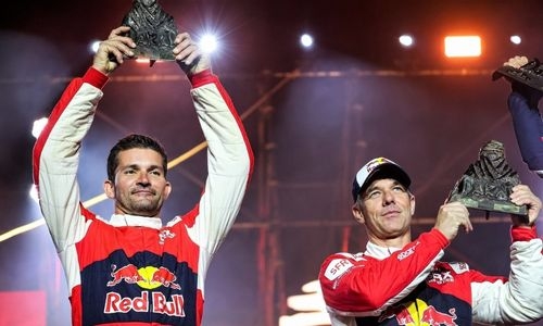Loeb sets sights on Abu Dhabi after record-breaking Dakar charge Loeb sets sights on Abu Dhabi after record-breaking Dakar charge