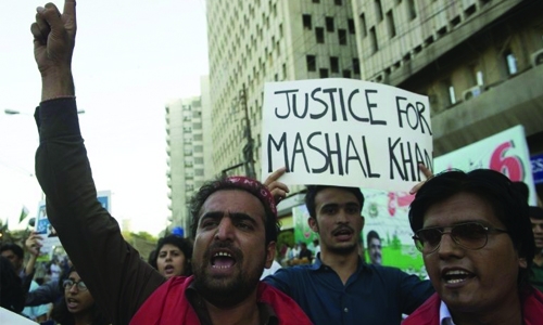 Eight charged over Pakistani liberal student's lynching