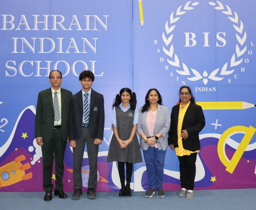 Bhavans - Bahrain Indian School wins laurels at Middle East French recitation contest 